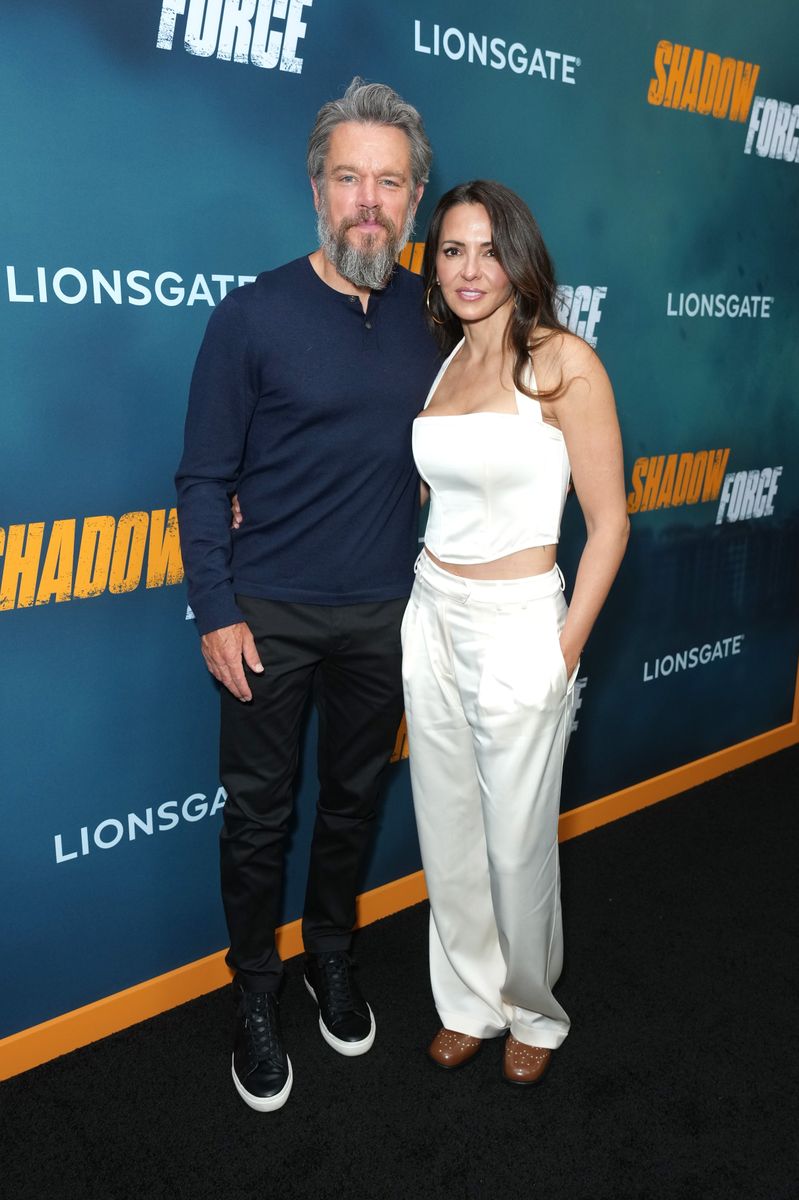 Matt Damon and Luciana keep their public appearances to a minimum 