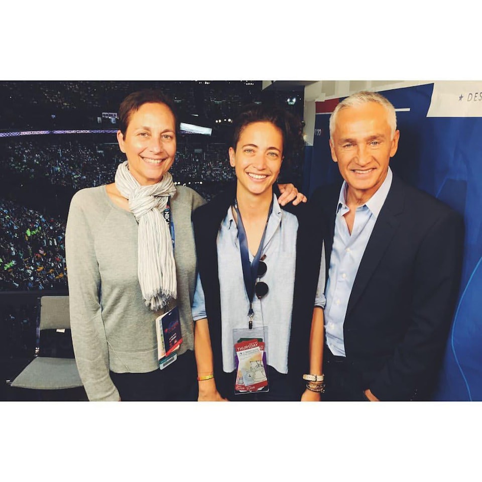 Paola, Ramos' daughter who follows in his footsteps in journalism