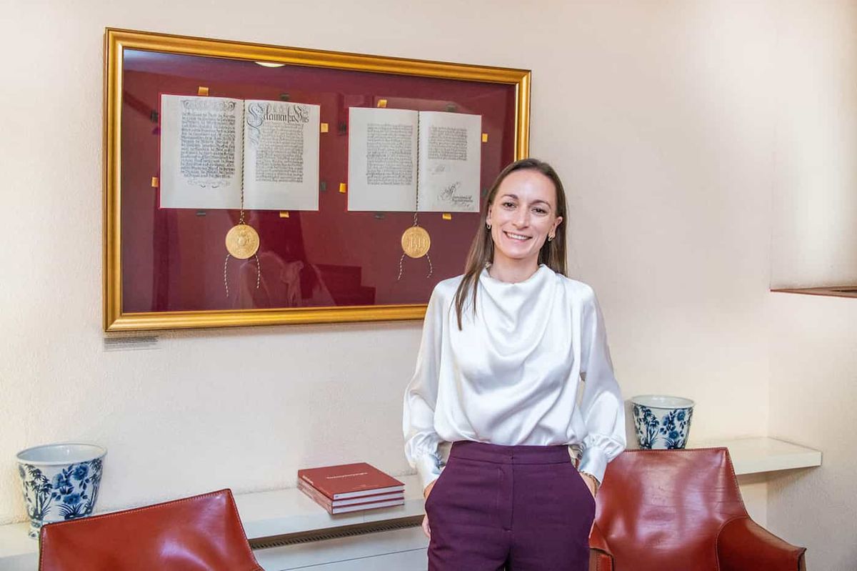 Princess Gisela Bergmann is the daughter of Prince Michael of Liechtenstein and currently leads Industrie und Finanzkontor Etablissement.
