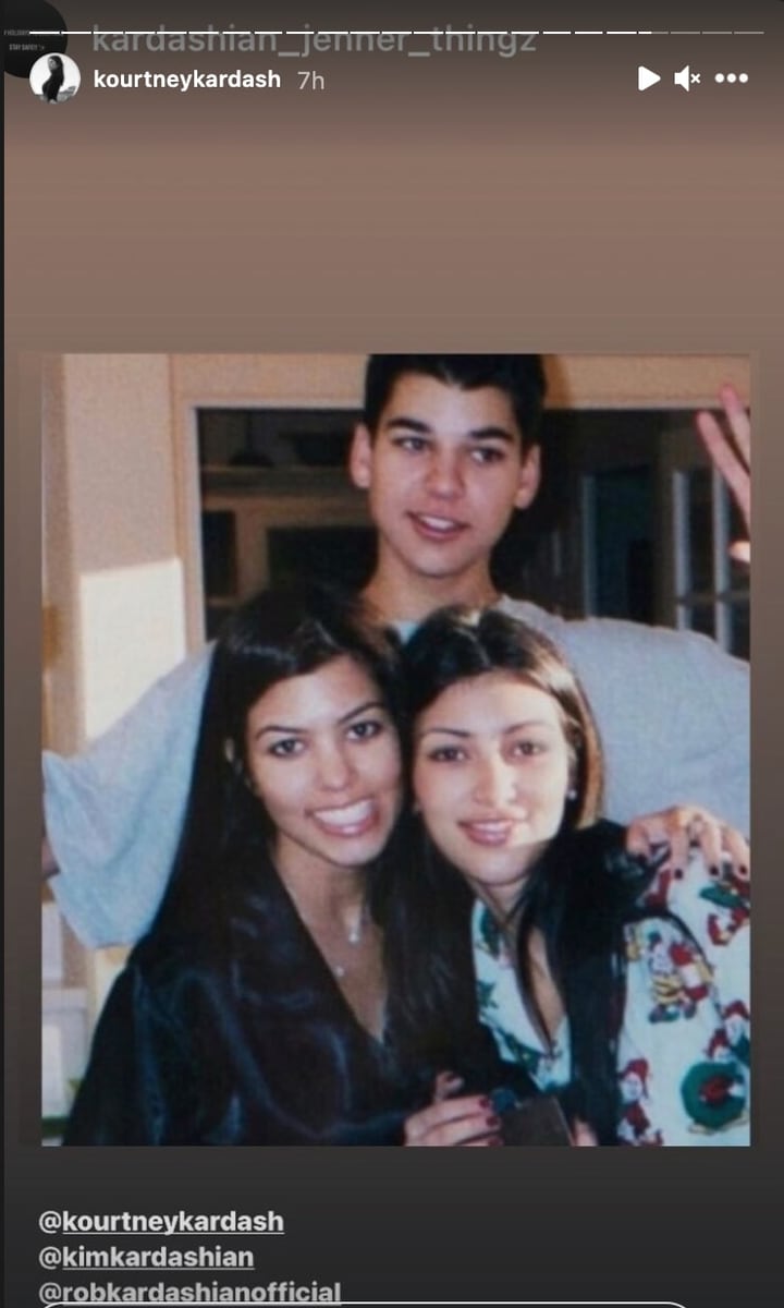 Kourtney Kardashian childhood
