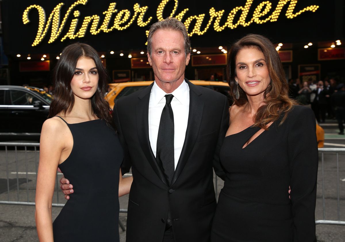 Kaia Gerber, Rande Gerber and Cindy Crawford 