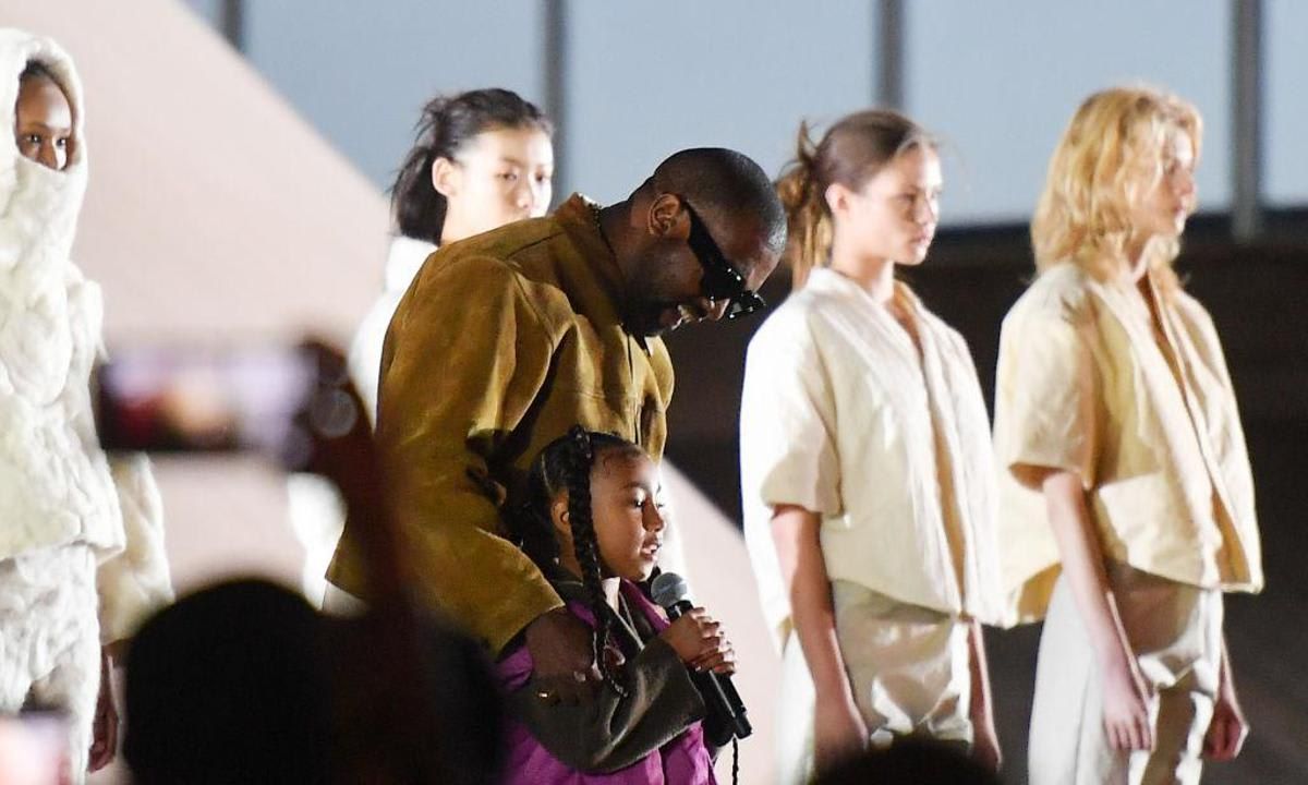 Kanye and North