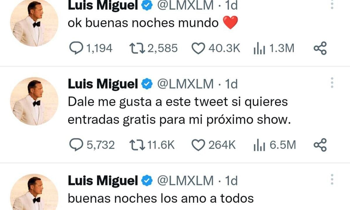 Twitter de Luis Miguel