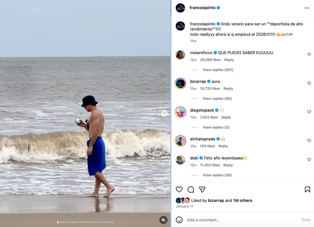 Social media interactions, including exchanged comments and likes, fueled speculation about a possible romance.