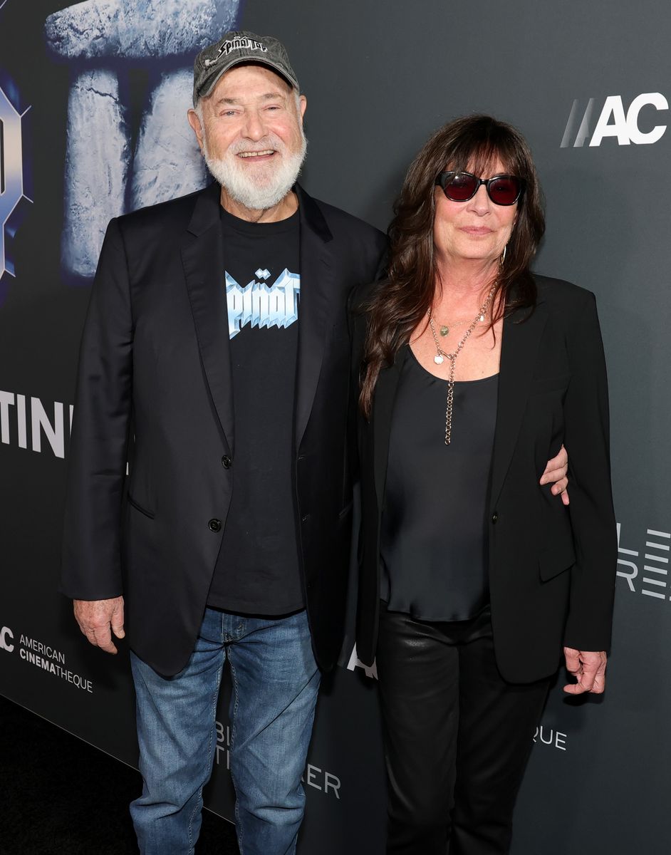 Rob Reiner and Michele Reiner arrive at the premiere of "Spinal Tap II: The End Continues" 2025