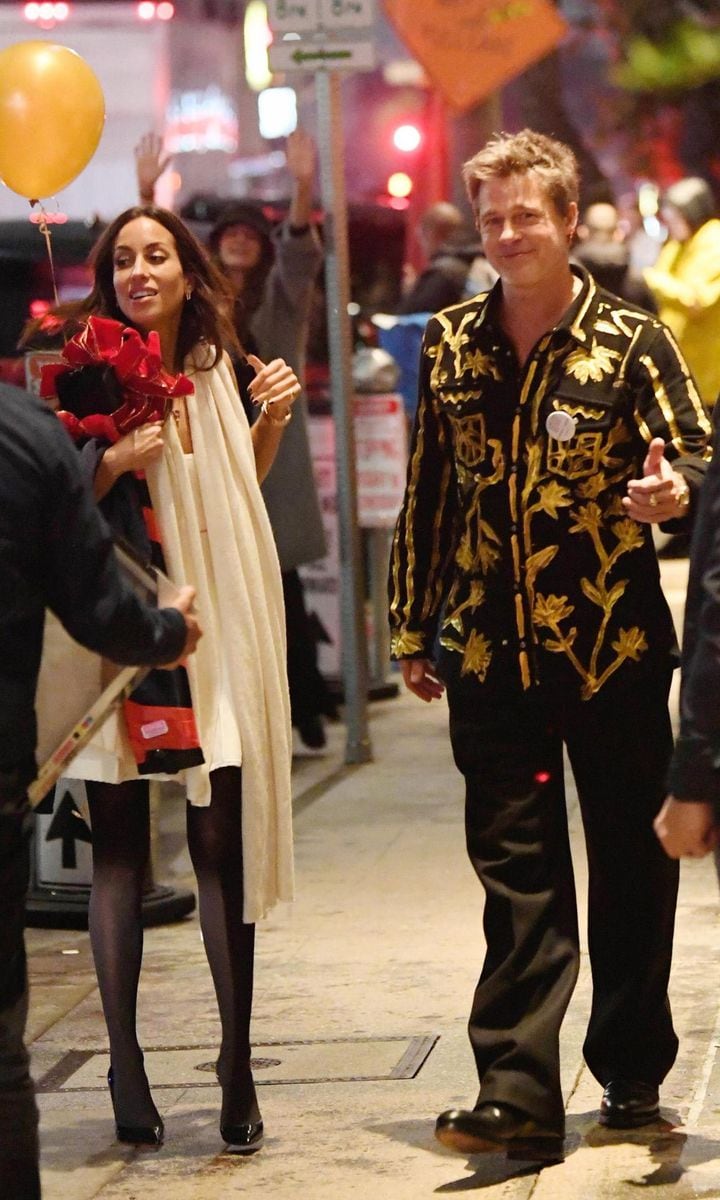 PREMIUM EXC Brad Pitt, Ines de Ramon