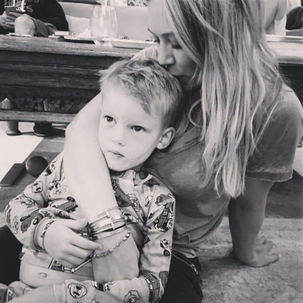 The <i>Younger</i> star is more focused on her son and career than dating.
<br>
Photo: Instagram.com/hilaryduff