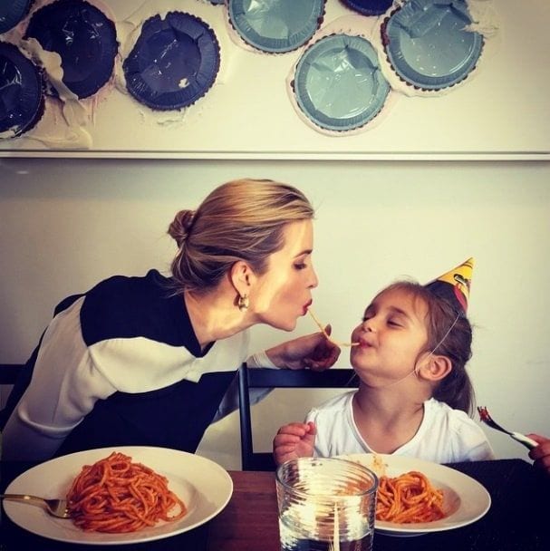 Ivanka showed off her sense of humor by captioning this adorable pic, "Lady and the Trump."
<br>
Photo: Instagram/@ivankatrump