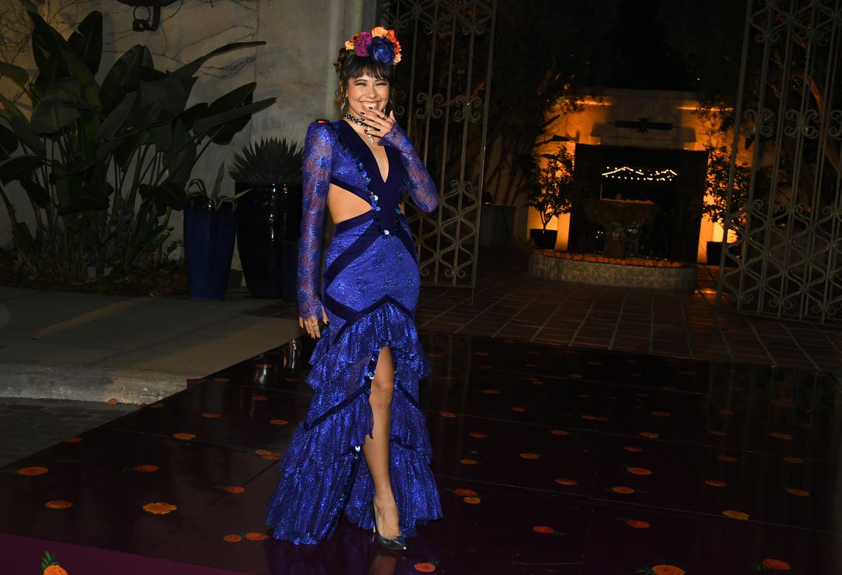 LOS ANGELES, CALIFORNIA - OCTOBER 30: Xochitl Gomez attends the 5th Annual DÃa De Muertos Gala on October 30, 2025 in Los Angeles, California. (Photo by Alberto E. Rodriguez/Getty Images)