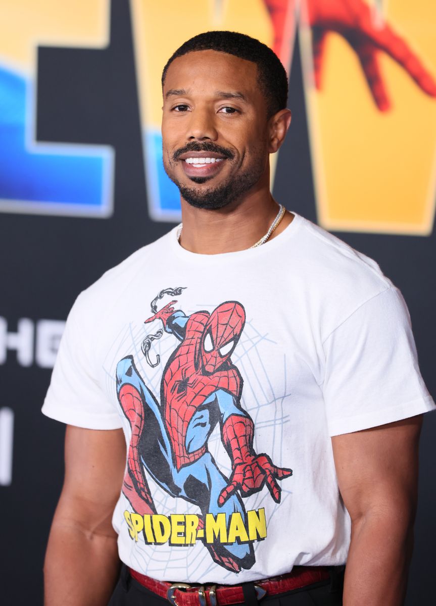 Michael B. Jordan attends the Los Angeles Premiere of "Spider-Man: Brand New Day"