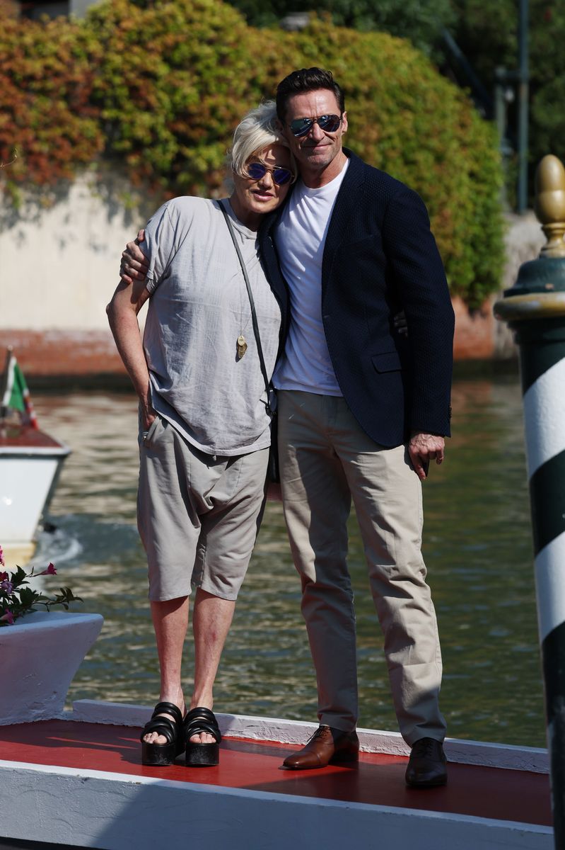 Deborra-Lee Furness and Hugh Jackman at the 79th Venice International Film Festival 2022 in Venice, Italy
