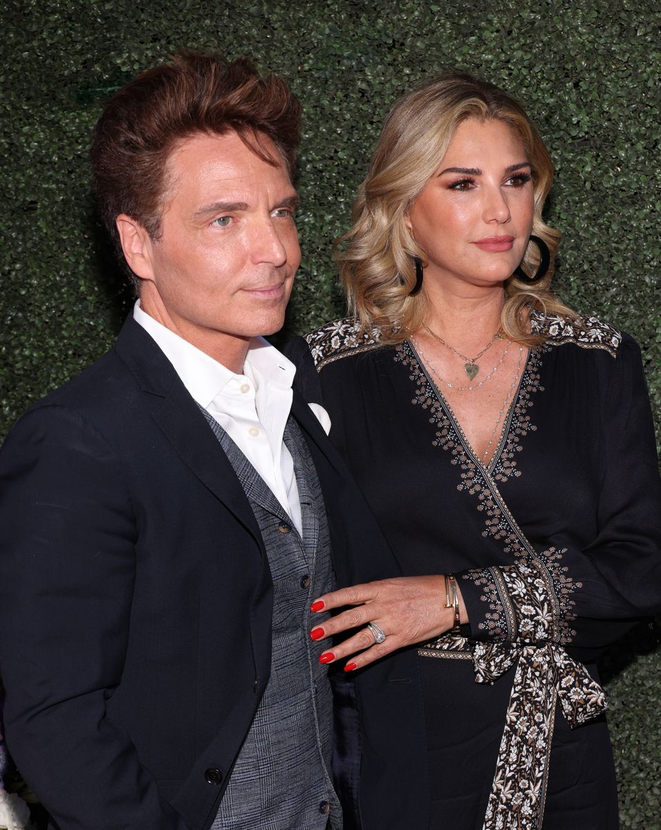 Richard Marx and Daisy Fuentes attend the DesignCare 2022 Gala benefitting The HollyRod Foundation at RJ's Place Vocational and Family Support Services Center on June 18, 2022 in Los Angeles, California. (Photo by David Livingston/Getty Images)
