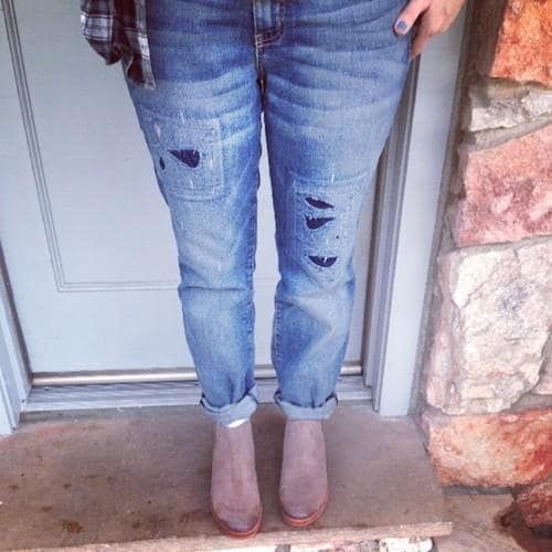 Comfy versatile shoes and jeans are Drew's secret to a happy trip