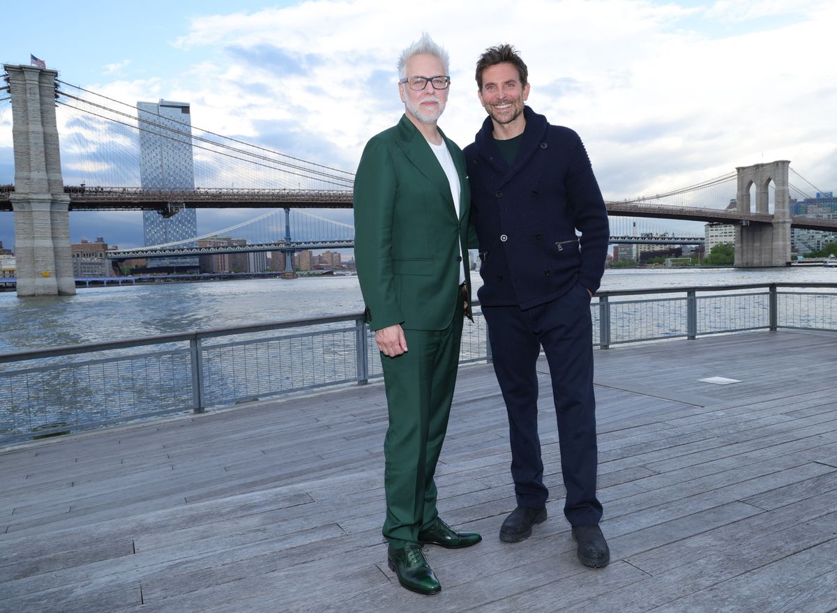 James Gunn and Bradley Cooper have been friends for years, with the two working on the 'Guardians of the Galaxy' movies