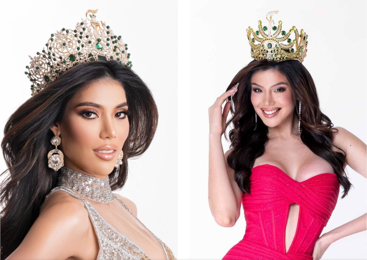 Miss Grand International contestants, Miss Panama and Miss Paraguay