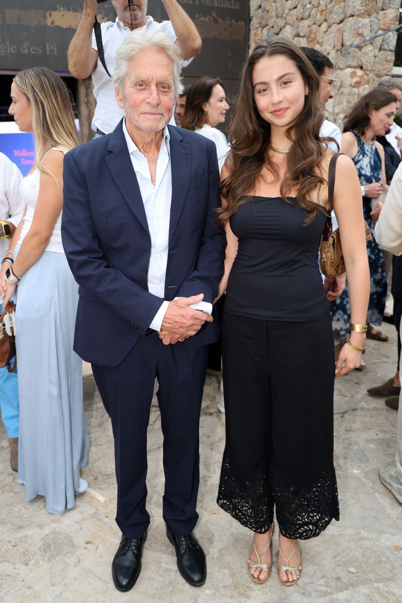 Carys Douglas joined her father, Michael Douglas, for a special evening in Mallorca, an island she described as her family's "favorite place in the world."