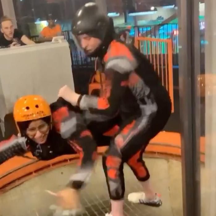 Cardi B skydiving