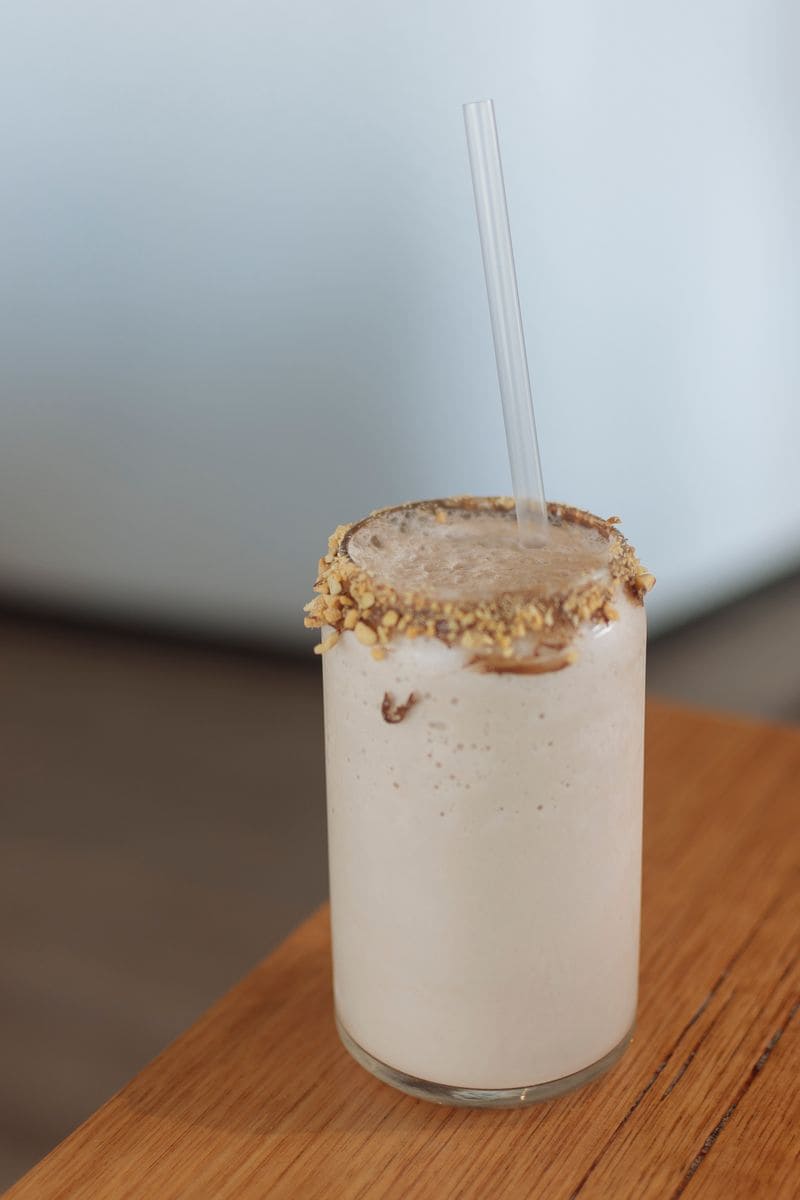 A glass of Horchata