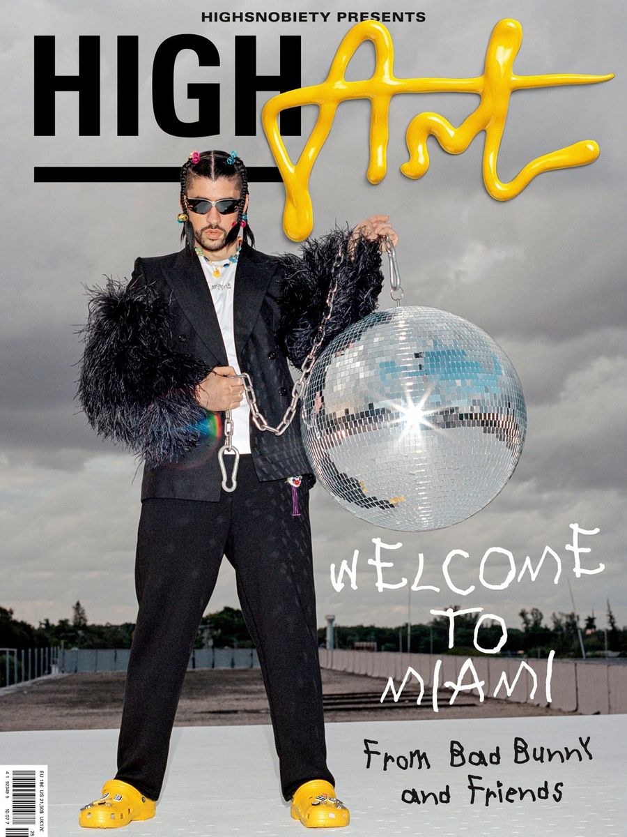 Bad Bunny covers Winter 2021 HIGHArt issue