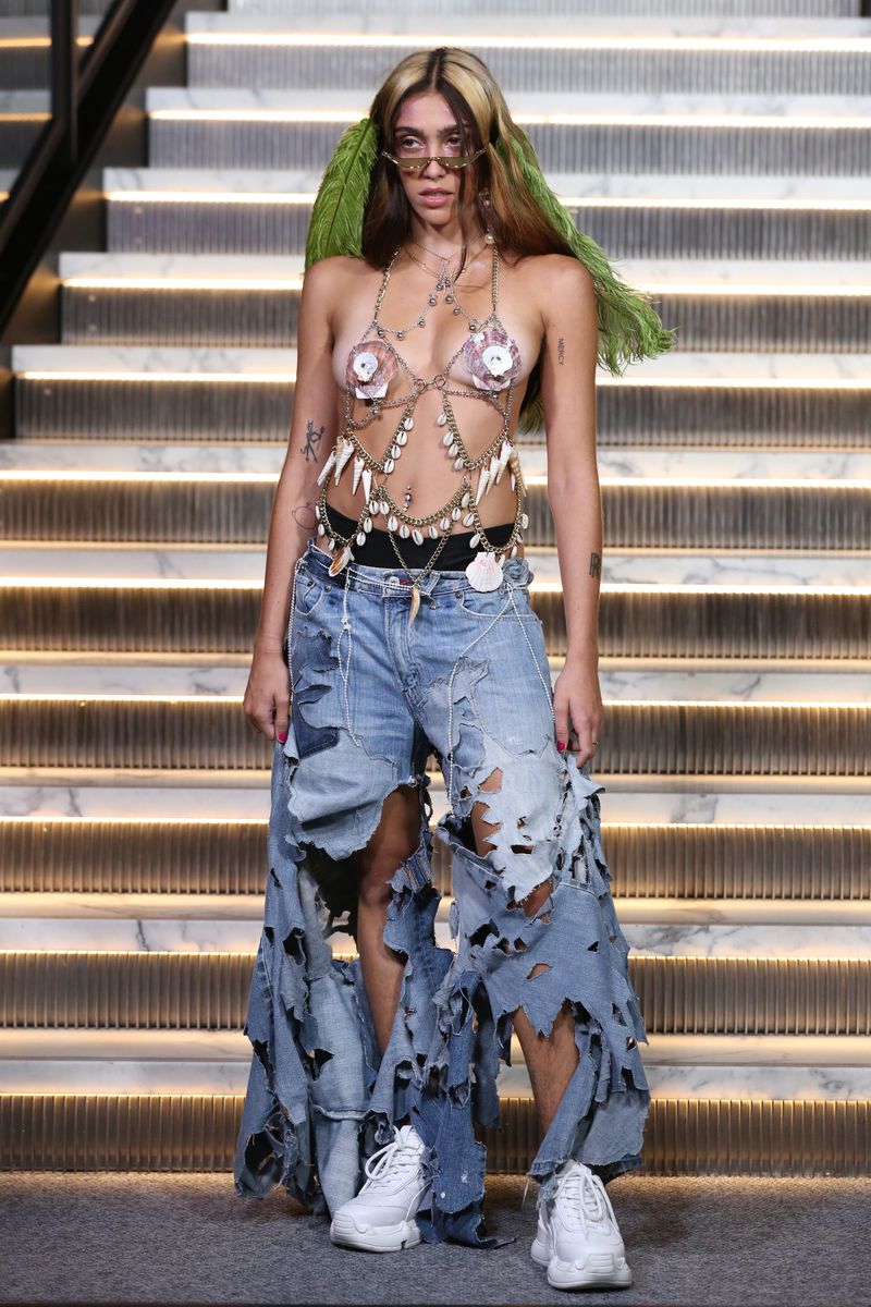Lourdes Leon on the catwalk for Gypsy Sport 