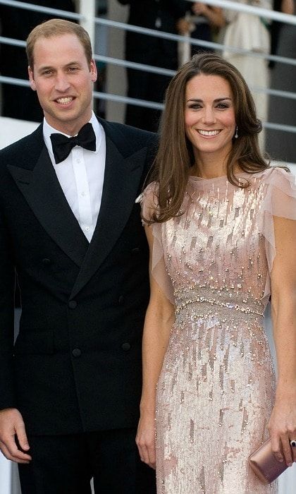 The Duchess of Cambridge first stepped out in this Jenny Packham gown in 2011.
<br>
Photo: Getty Images