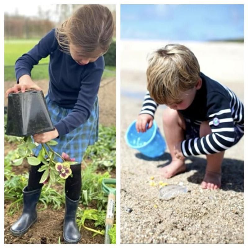Princess Charlotte and Prince Louis were pictured outdoors in the conservation documentary