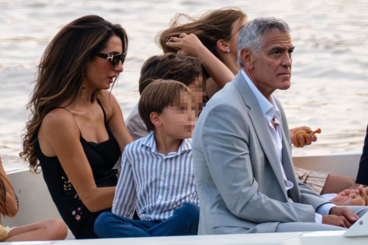 George and Amal Clooney made a rare public appearance with their twins, Ella and Alexander, during the glamorous evening.