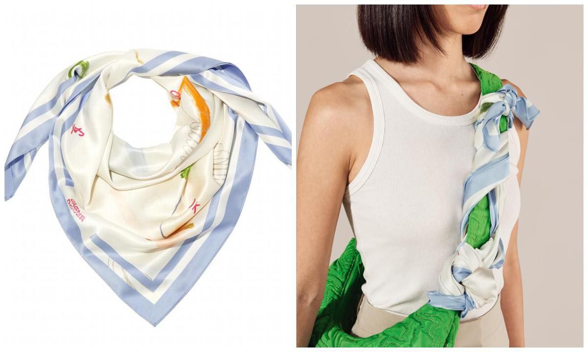 Dreamland silk scarf