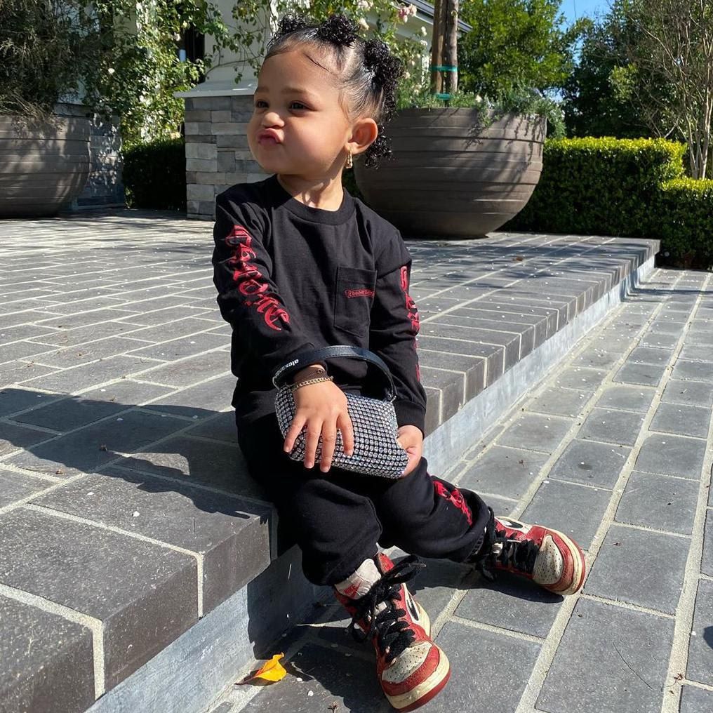 Stormi Webster and Kylie Jenner