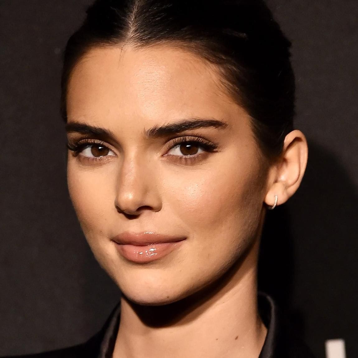 Kendall Jenner posing with hair up