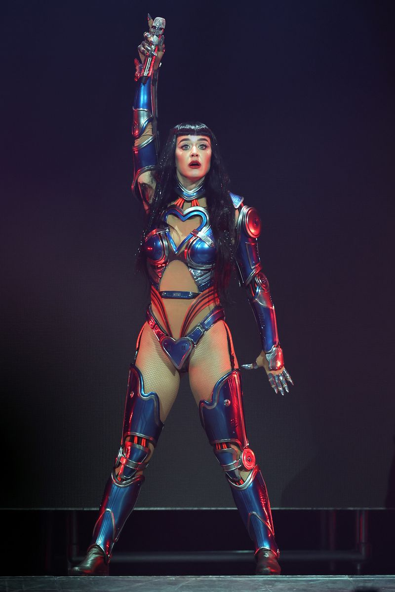 Katy Perry performs at the Kia Forum on July 15, 2025 in Inglewood, California
