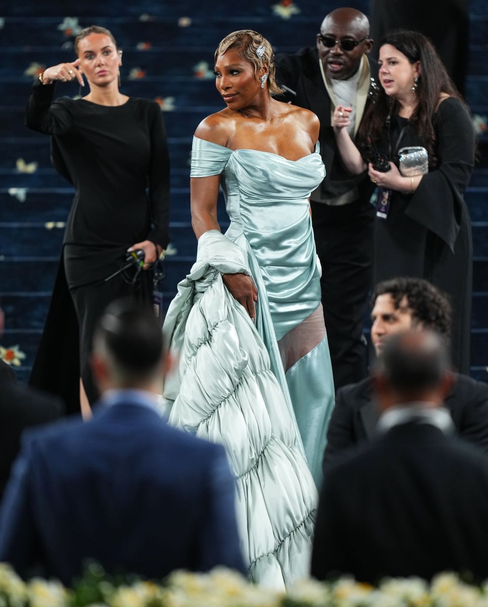 Serena Williams is seen at the 2025 Met Gala 