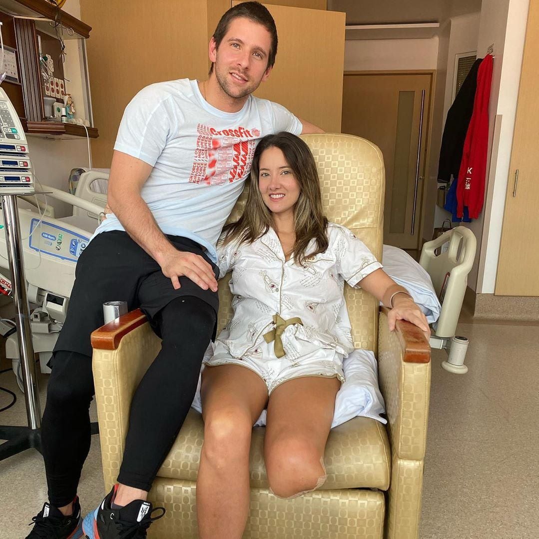 Daniella Alvarez shares picture of her leg amputation recovery