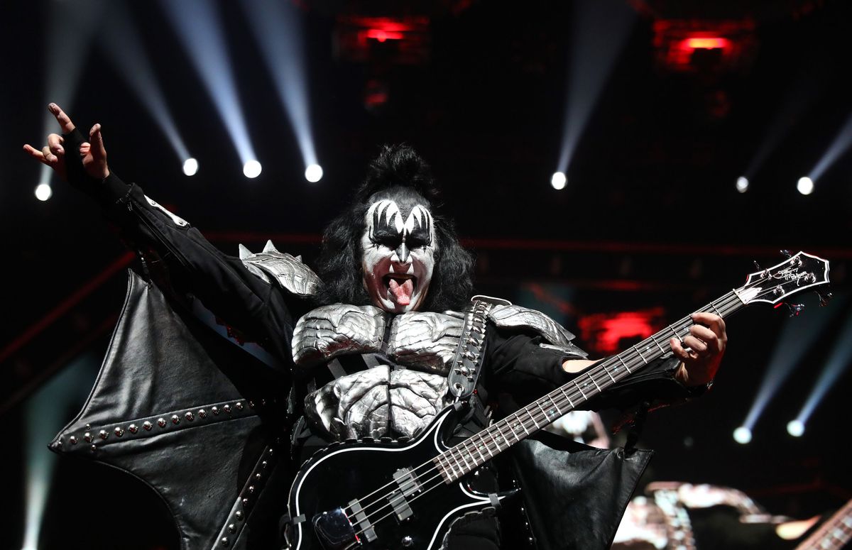 Gene had a scary incident on stage in 2023