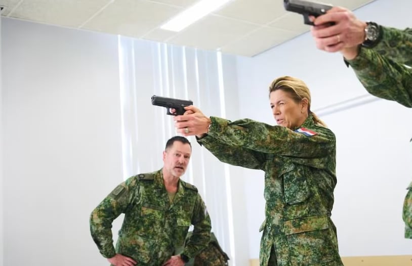 Queen Máxima of the Netherlands is game for anything. And this time, she’s following her daughter Amalia’s lead, not the other way around. 