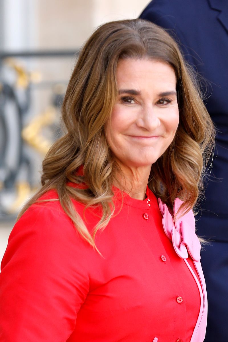 US philanthropist Melinda French Gates arrives for a meeting at the Elysee Palace, amid the New Global Financial Pact Summit in Paris on June 23, 2023 in Paris, France. 