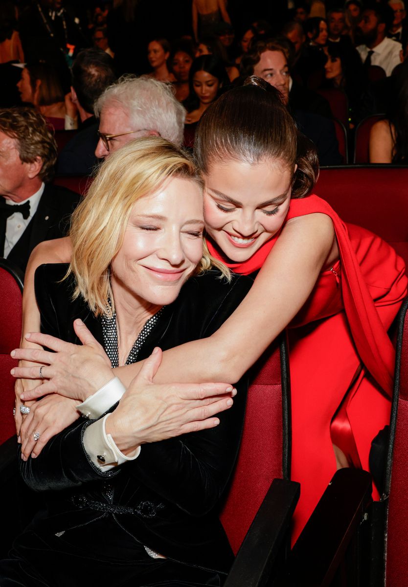  Cate Blanchett and Selena Gomez at the 77th Primetime Emmy Awards.
