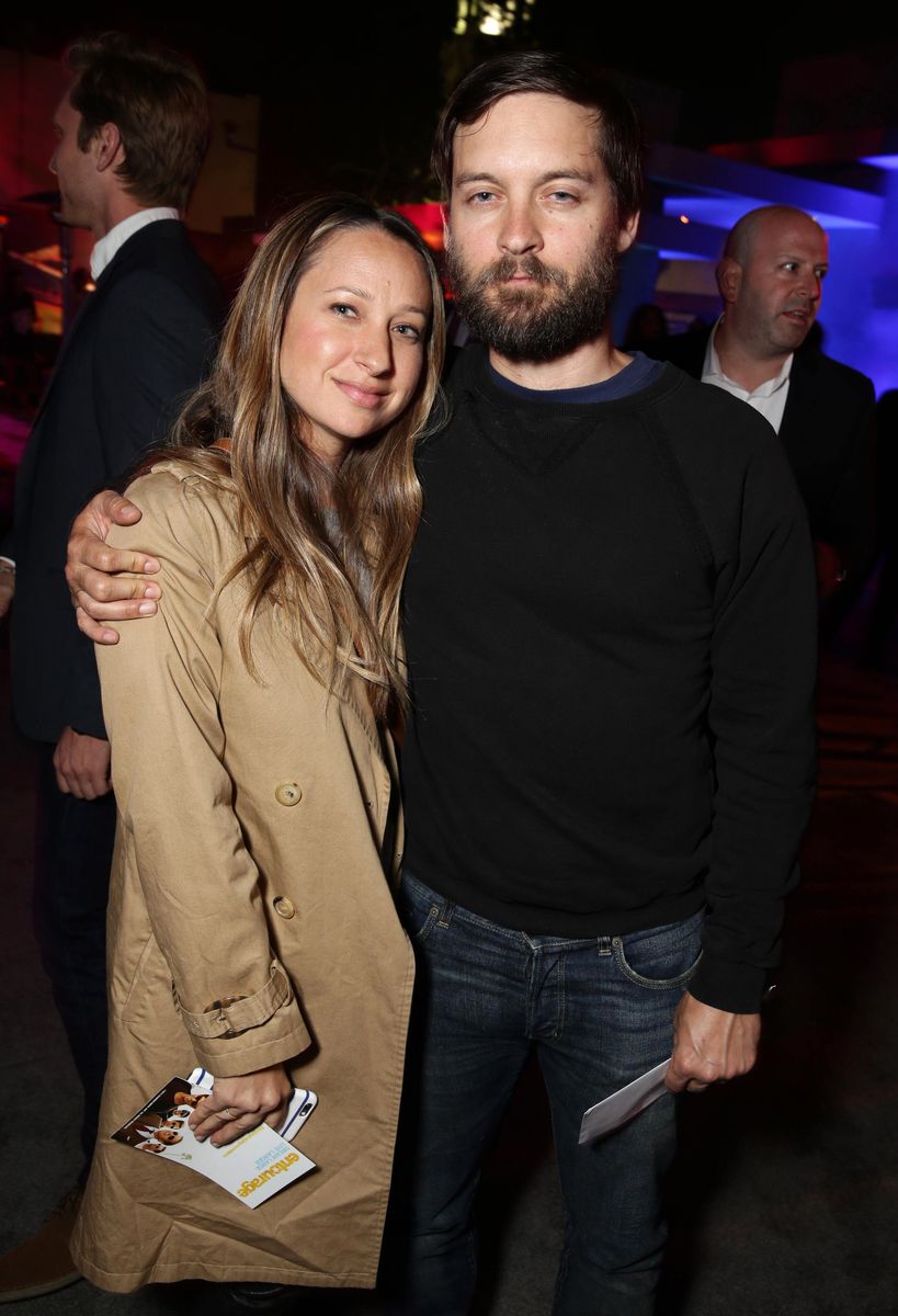 Jennifer Meyer’s former husband, Tobey Maguire, officiated her wedding to Geoff Ogunlesi in Hawaii.