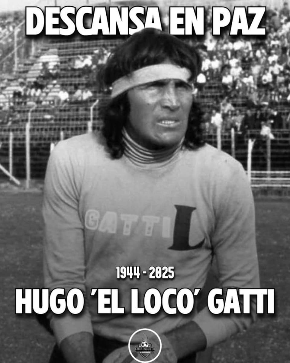 'El Loco' Gatti, legendary Argentine goalie dies at 80