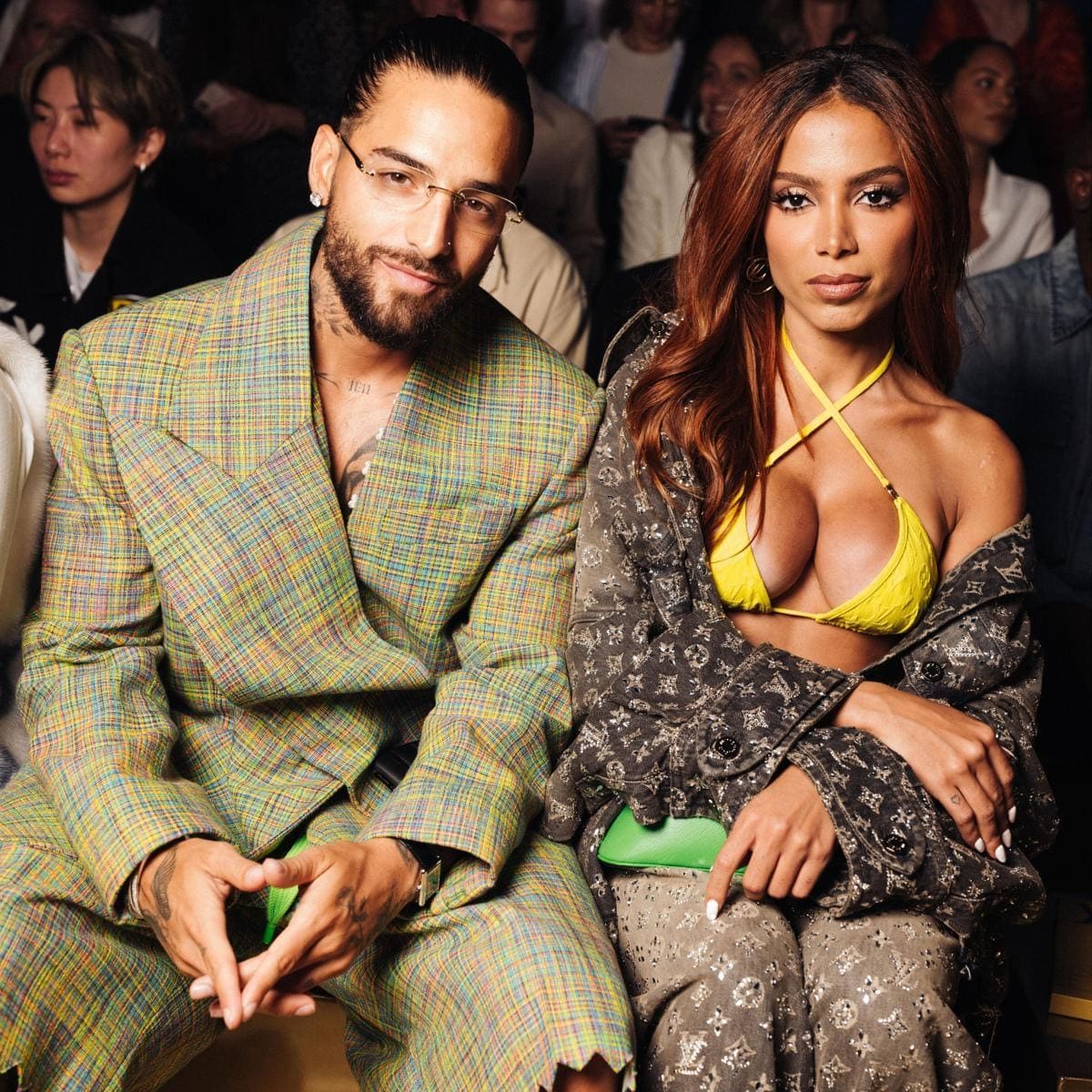 Louis Vuitton : Front Row - Paris Fashion Week - Menswear Spring/Summer 2024