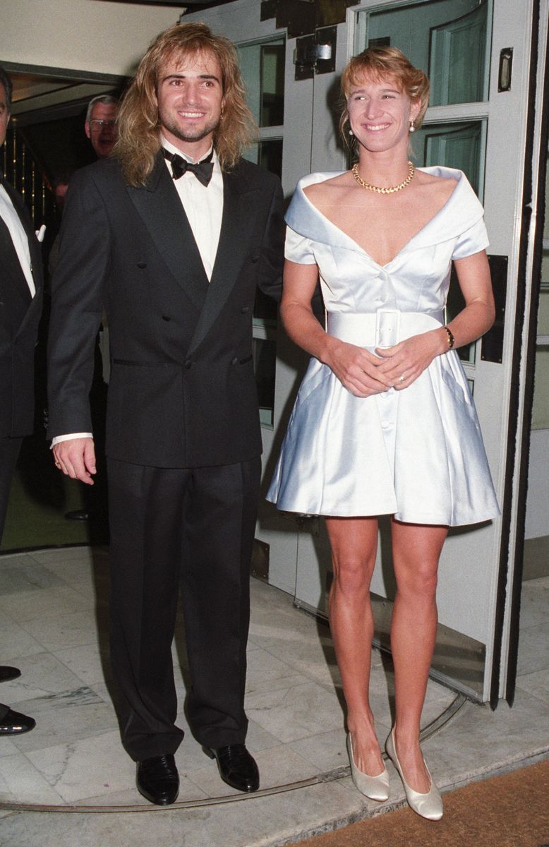 Agassi and Graf met after they both won the 1992 Wimbledon tournament