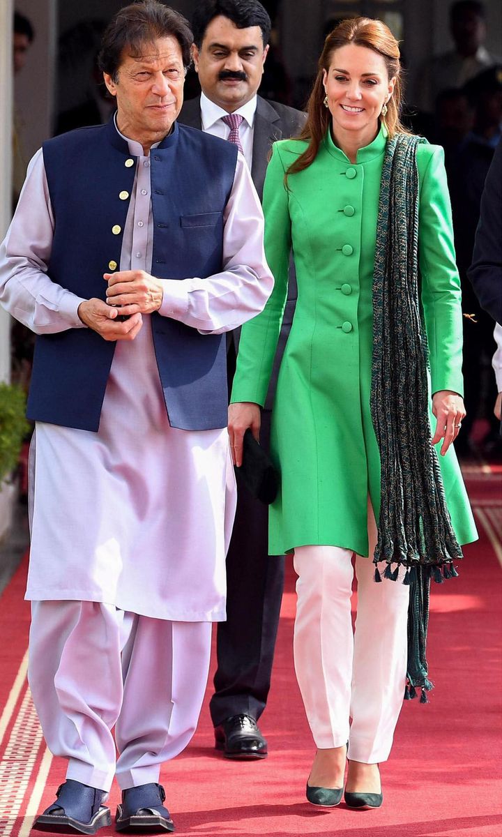 Kate Middleton's outfits during royal tour of Pakistan