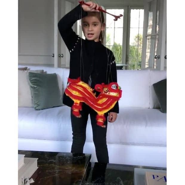 Arabella Kushner performed a song in Mandarin to celebrate the Chinese New Year.
Photo: Instagram/ivankatrump