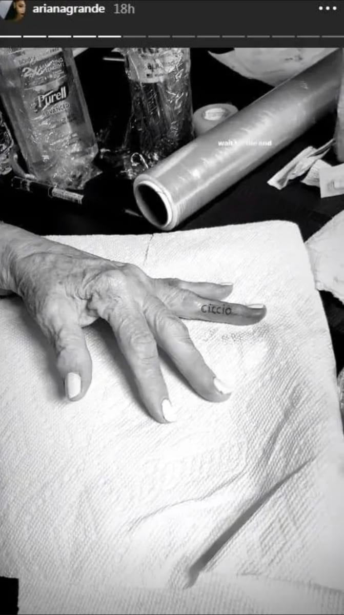 Nonna got her first tattoo when she was 93