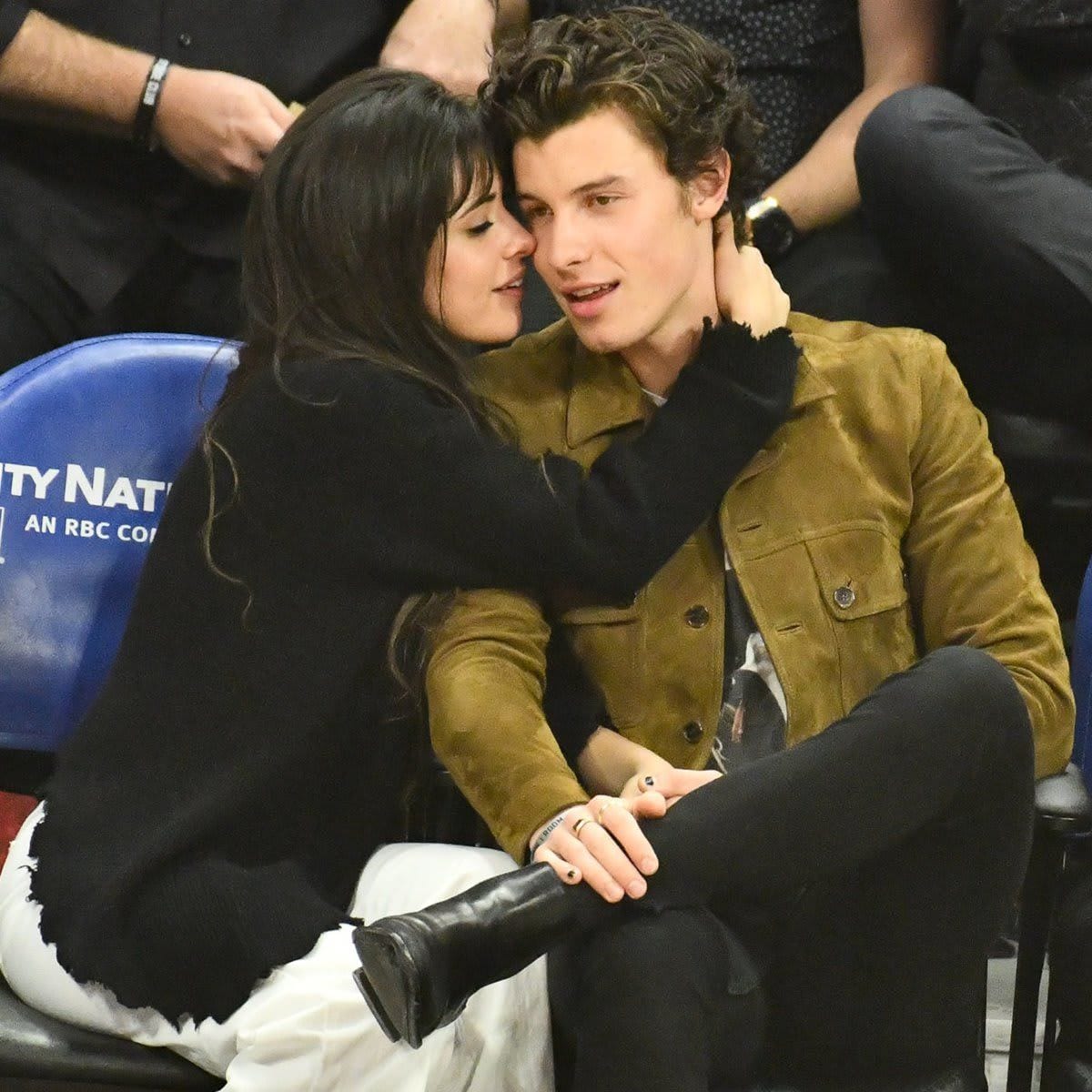Celebrities At The Los Angeles Clippers Game