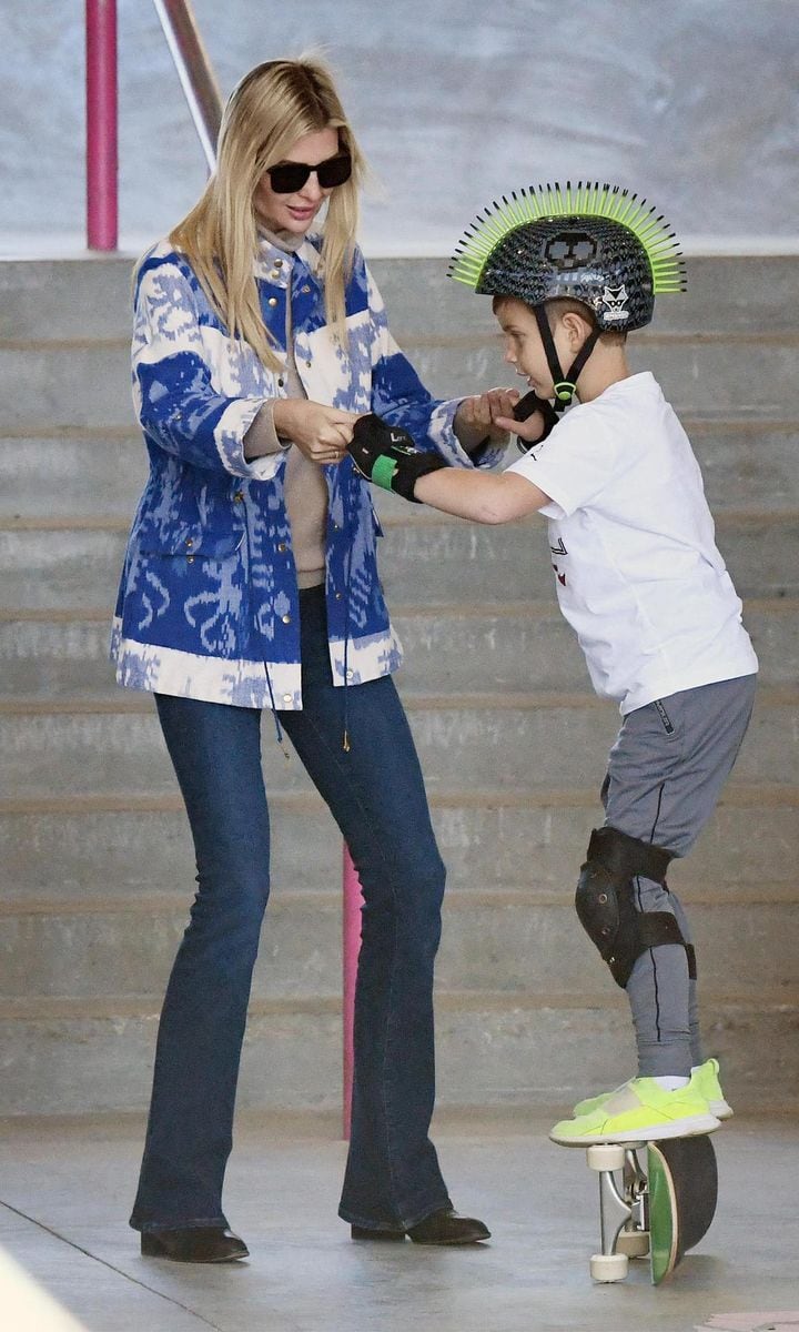 Ivanka Trump takes her kids to the skatepark