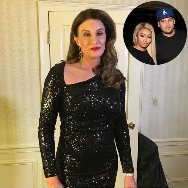 The former Olympian revealed he's proud of dad-to-be Rob Kardashian and his fiancee Blac Chyna.
<br>
Photos: Instagram/WireImage