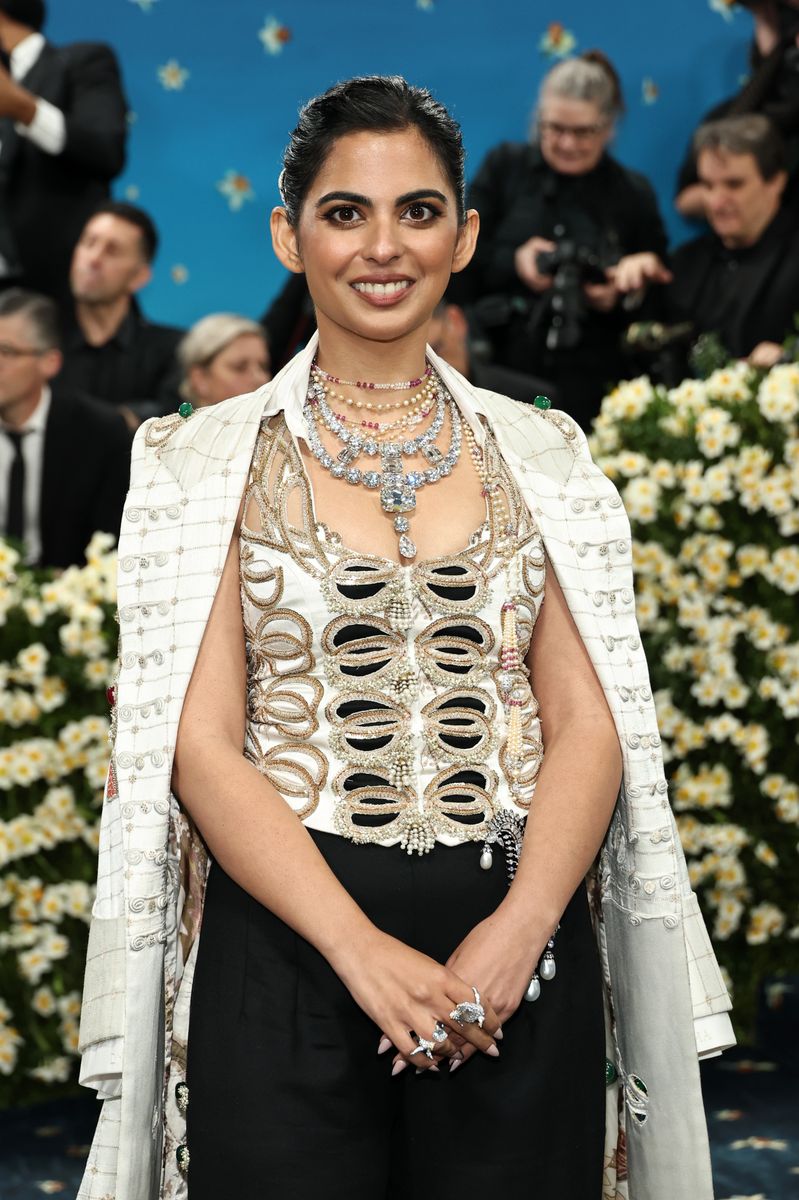 Isha M. Ambani attends the 2025 Met Gala 