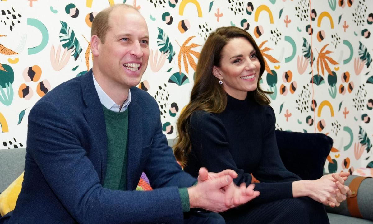 Prince William and Catherine also visited the Open Door Charity on Jan. 12