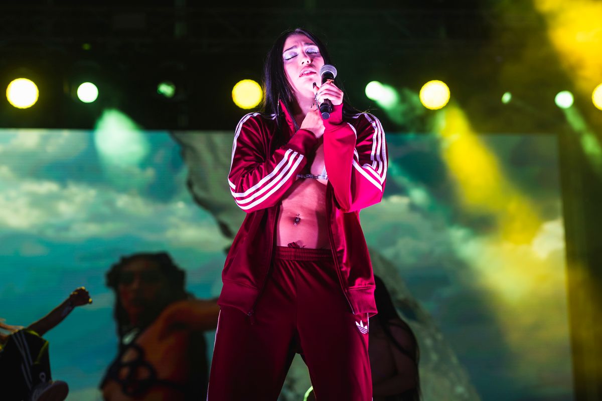 Lourdes Leon, aka Lolahol, performs in concert during the Brava Madrid Music Festival 